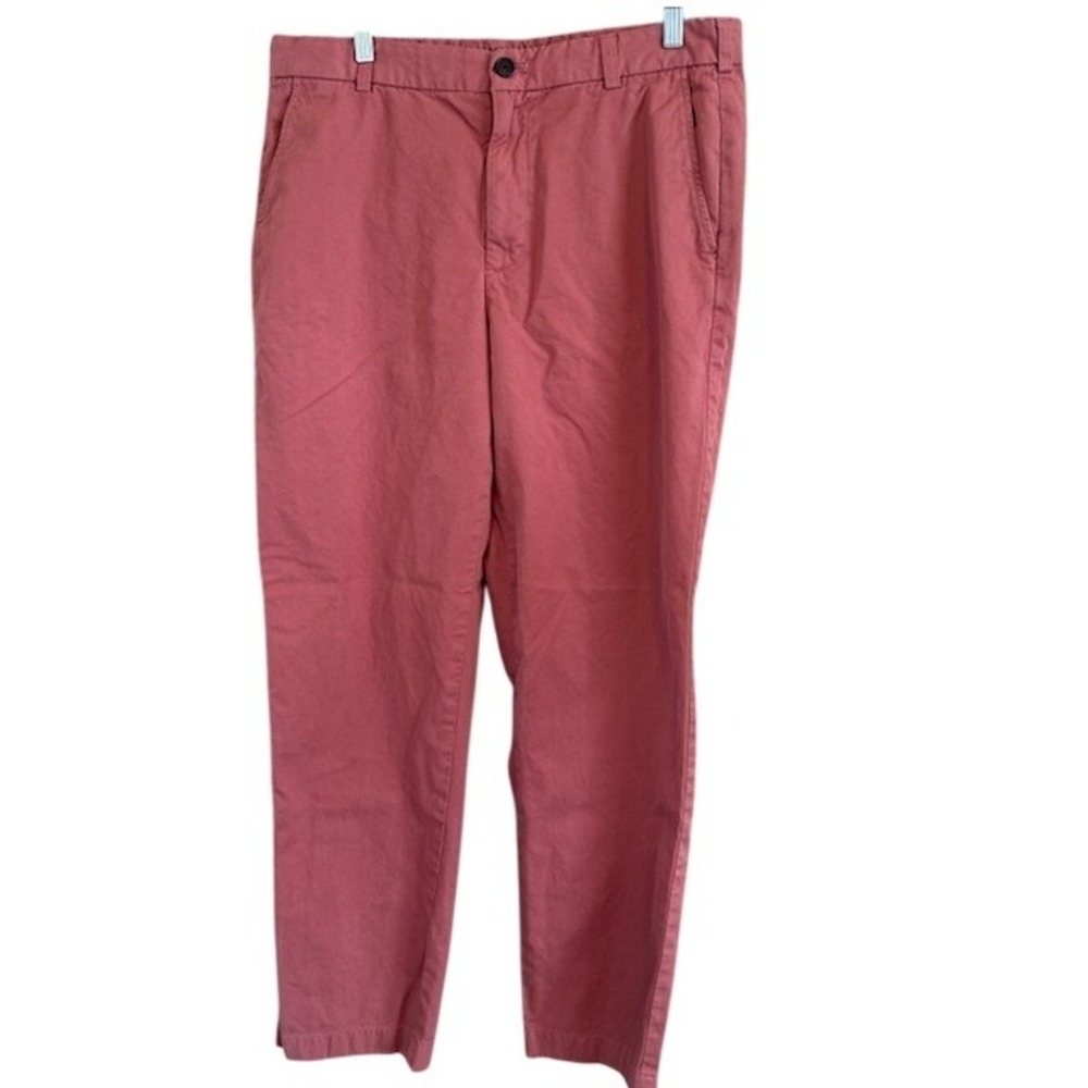 Brooks Brothers‎ Clark Men's Cotton Chino Dress Pants Heather Red 36 x 32